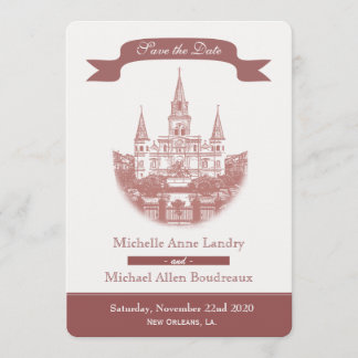Cathedral Save the Date Invitation