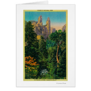 Cathedral Spires and Yosemite Valley Cards