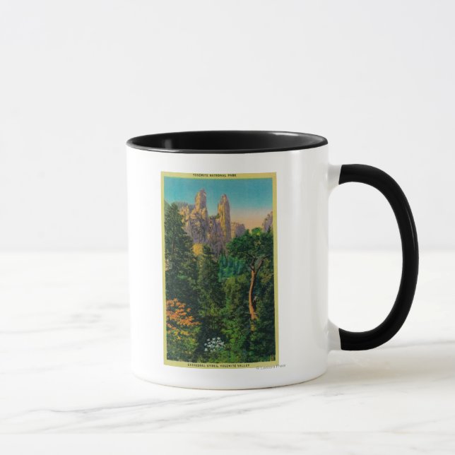 Cathedral Spires and Yosemite Valley Mug (Right)