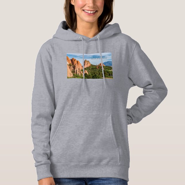Cathedral Spires Formations Colorado Hoodie (Front)