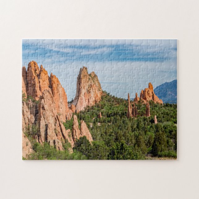Cathedral Spires Formations Colorado Jigsaw Puzzle (Horizontal)