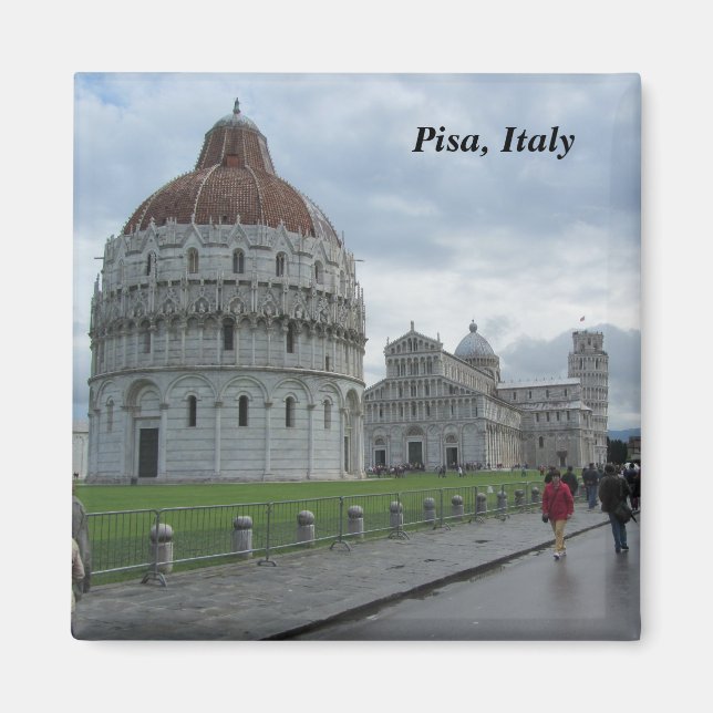Cathedral Square in Pisa, Italy Magnet (Front)