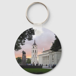 Cathedral Square in Vilnius, LITHUANIA --- Keychain