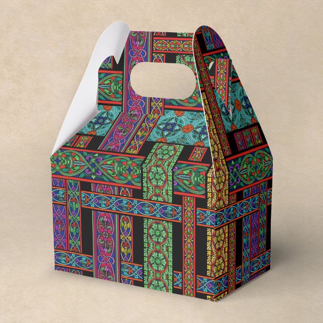 Cathedral Stained Glass Gable Favor Box (Creator Uploaded)