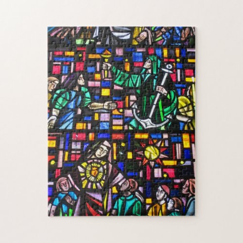 cathedral stained glass jigsaw puzzle