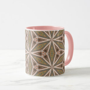 Cathedral Star Mug with Soft Pink Interior