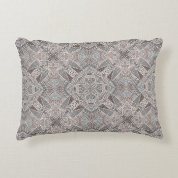 Cathedral Tile - Neutral Colors Throw Pillow by lemontreecards at Zazzle