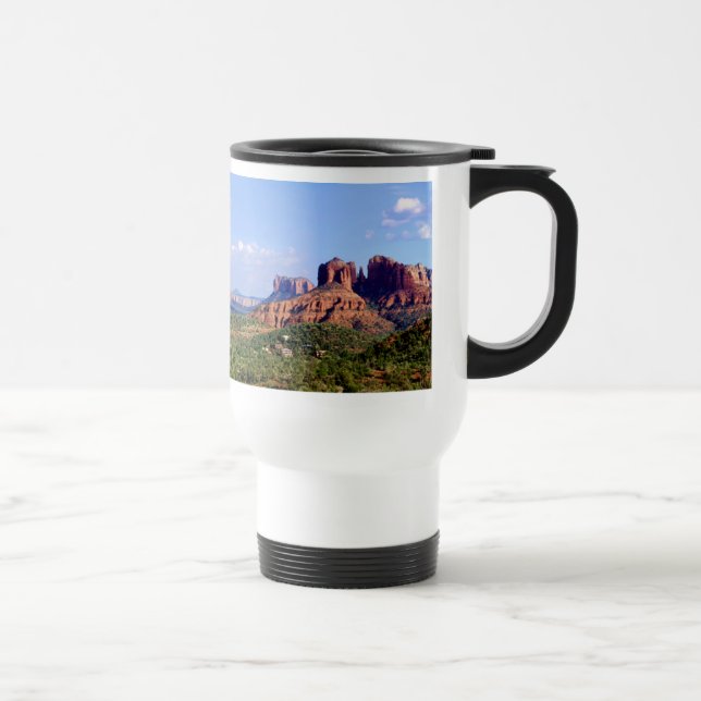 Cathedral Valley Sky Sedona Travel Mug (Right)