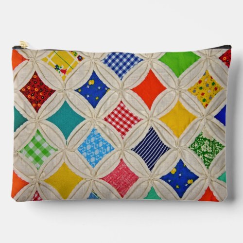 Cathedral Window Quilt Accessory Pouch