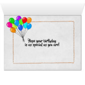 Cathedral Window quilt pattern for birthday Cards (Inside Horizontal (Bottom))