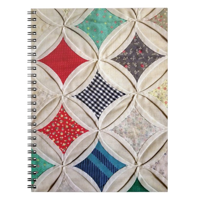 Cathedral Window Quilt Pattern Notebook (Front)