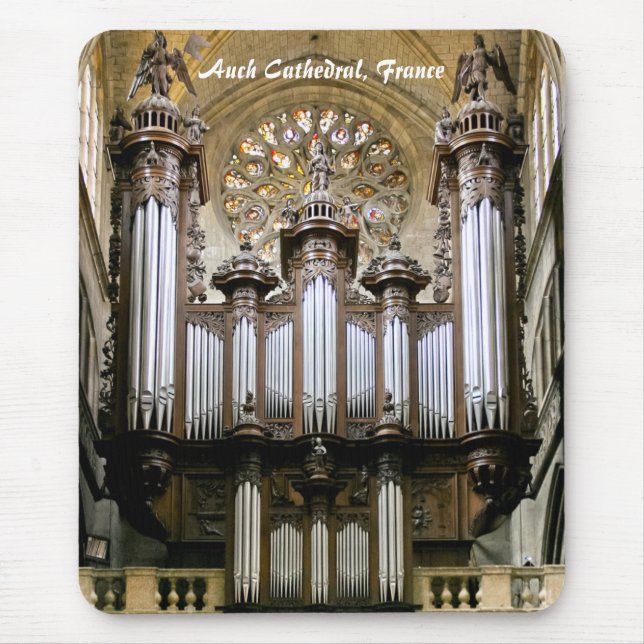 Cathédrale Sainte-Marie, Auch,  organ mousepad (Front)