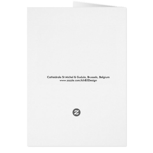 Cathédrale St Michel & Gudule, Brussels, Belgium (Back)