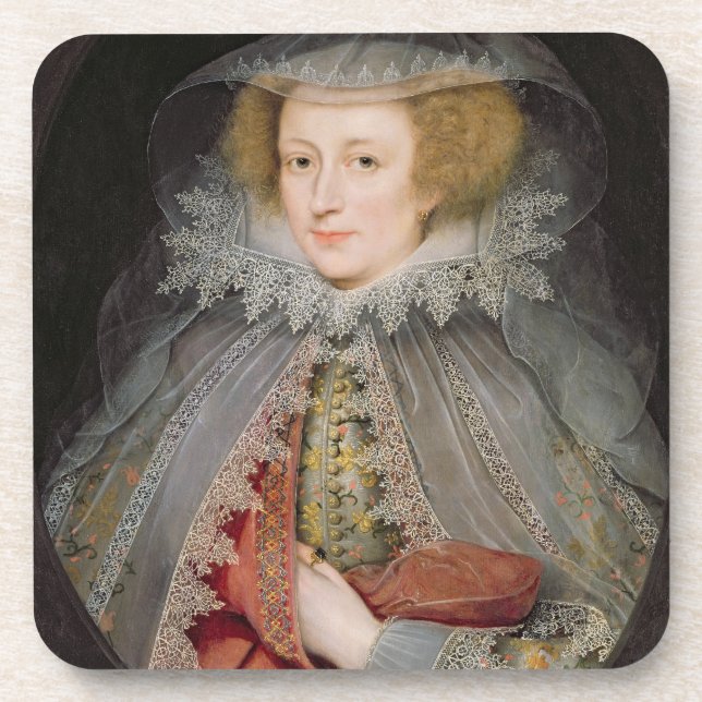 Catherine Killigrew, Lady Jermyn, 1614 (oil on pan Coaster (Front)