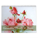 Catherine Klein Floral &amp; Fruit Custom Calendar at Zazzle