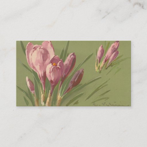 Customizable Catherine Klein Vintage Reproduction Business Card