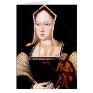 Catherine of Aragon with Monkey Cards