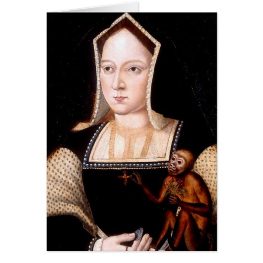 Catherine of Aragon with Monkey Cards (Front)