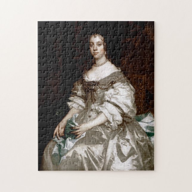 Catherine of Braganza by Sir Peter Lely Jigsaw Puzzle (Vertical)