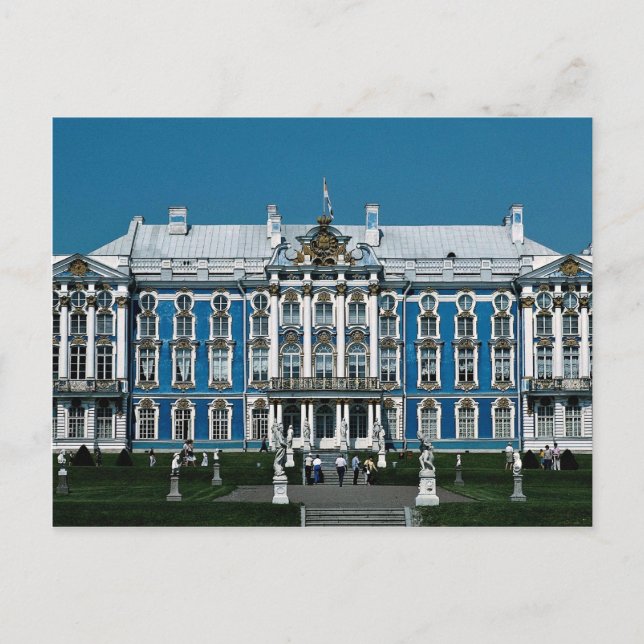 Catherine Palace at Pushkin, Saint Petersburg, Rus Postcard (Front)