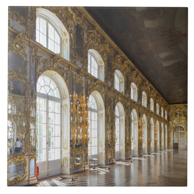 Catherine Palace, detail of the Great Hall Ceramic Tile (Front)