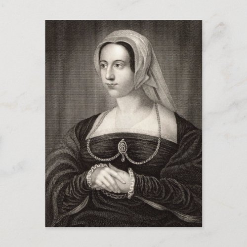 Catherine Parr Portrait Postcard