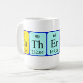 Catherine periodic table name mug (Front Left)