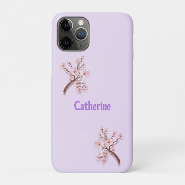 Catherine Sakura Blossom Branch Heart Case-Mate iPhone Case (Back)