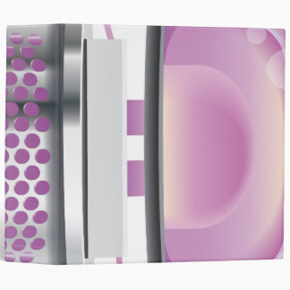 Cathode Ray Tube Pink 3 Ring Binder