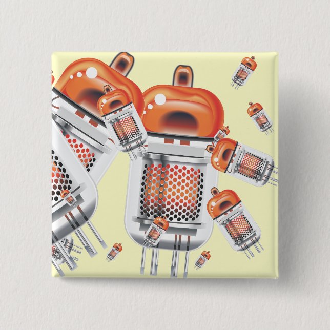 Cathode Ray Tubes Pinback Button (Front)