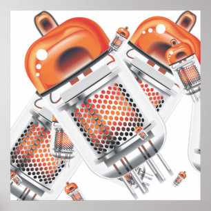 Cathode Ray Tubes Poster