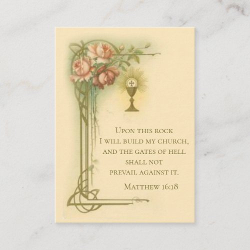 Catholic ACT OF FAITH PRAYER Holy Cards