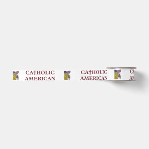 Catholic American Satin Ribbon