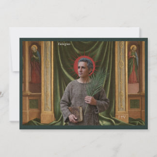 Catholic Art Holy Card | Saint Eulogius of Córdoba