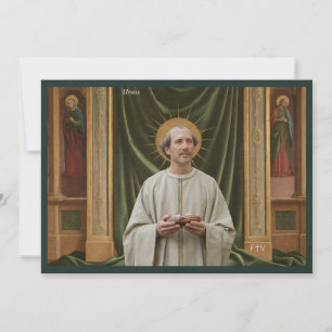 Catholic Art Holy Card   Saint Ursus of Aosta