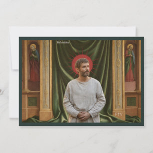 Catholic Art Holy Card Saint Valentine of Rome