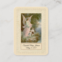 Catholic Baby Baptismal Remembrance Holy Card