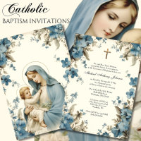 Catholic Baptism Christening Blessed Mother Jesus
