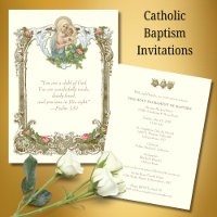 Catholic Baptism Christening Mary Jesus