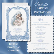 Catholic Baptism Christening Mary Jesus