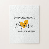 Catholic baptism kids modern simple QR minimal