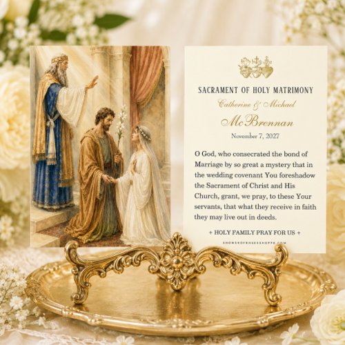 Catholic Betrothal of Mary and Joseph Wedding