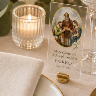 Catholic Betrothal Wedding Prayer Card Clear Business Cards