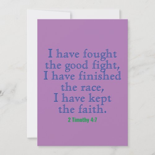 Catholic Bible Verse Card