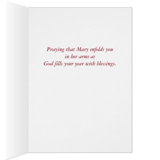 Catholic Birthday Blessings with Blessed Jesus (Inside (Right))