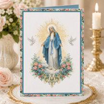 Catholic Birthday Our Lady of Grace Floral