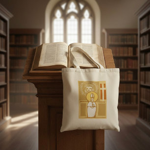 Catholic Bishop Eucharist Christian Faith Tote Bag