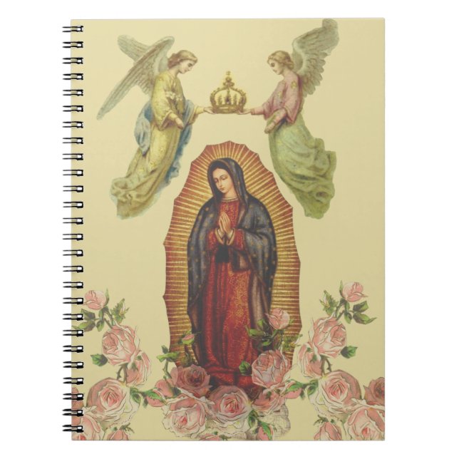 Catholic Blessed Virgin Mary Guadalupe Religious Notebook (Front)
