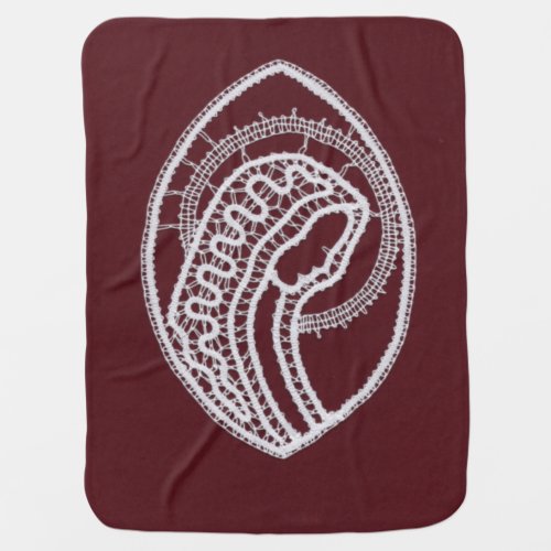 Catholic Blessed Virgin Mary lace  Baby Blanket