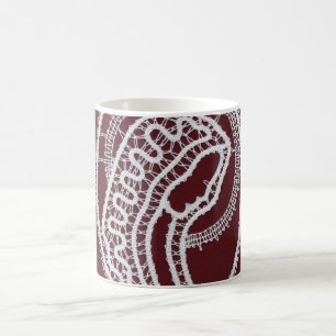 Catholic Blessed Virgin Mary, lace Coffee Mug